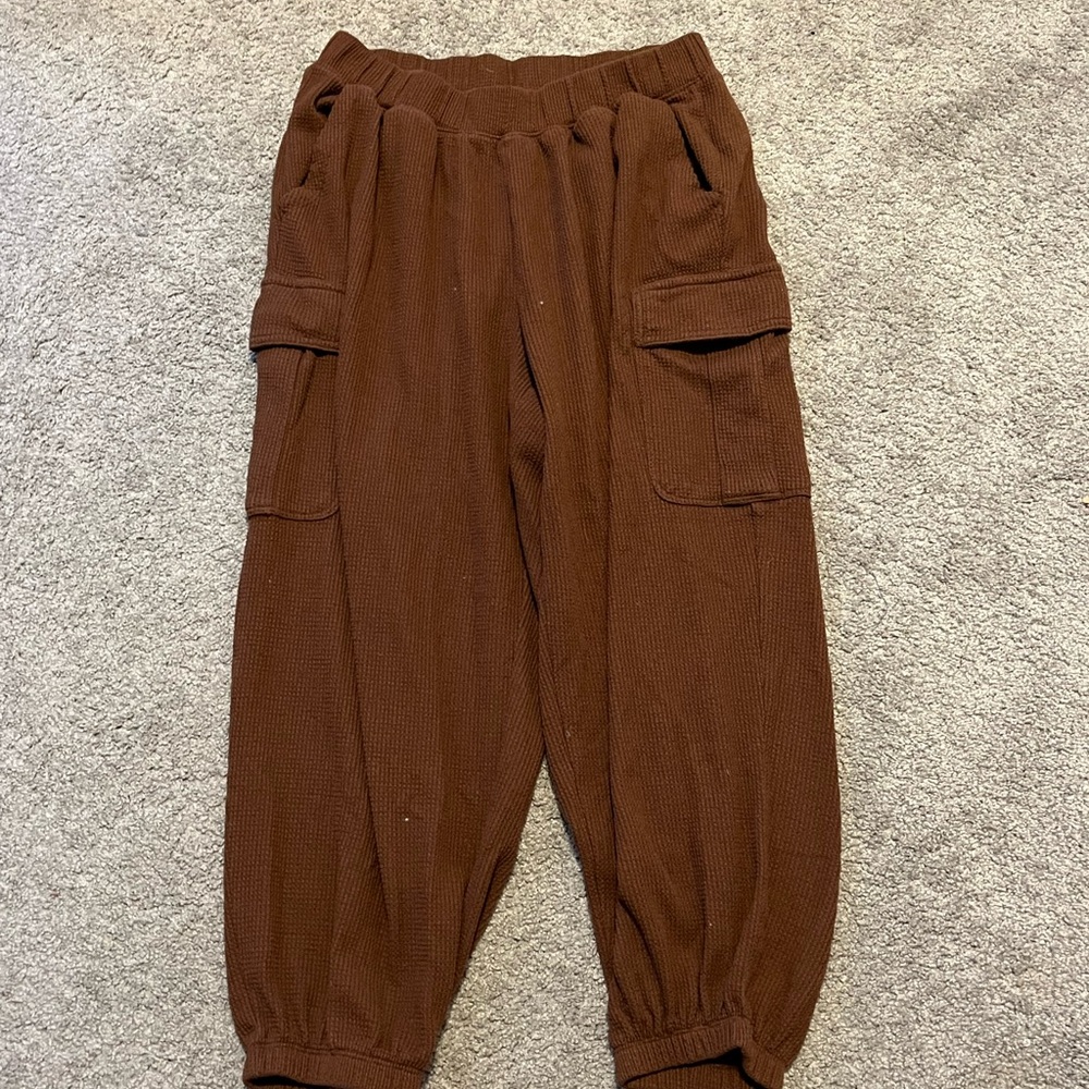 Aerie Chocolate Brown Joggers